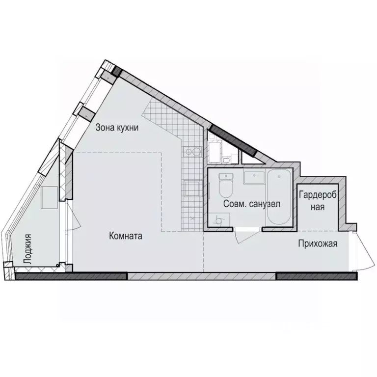 Студия Татарстан, Казань Седьмое Небо жилрайон, Унай жилой комплекс ... - Фото 1