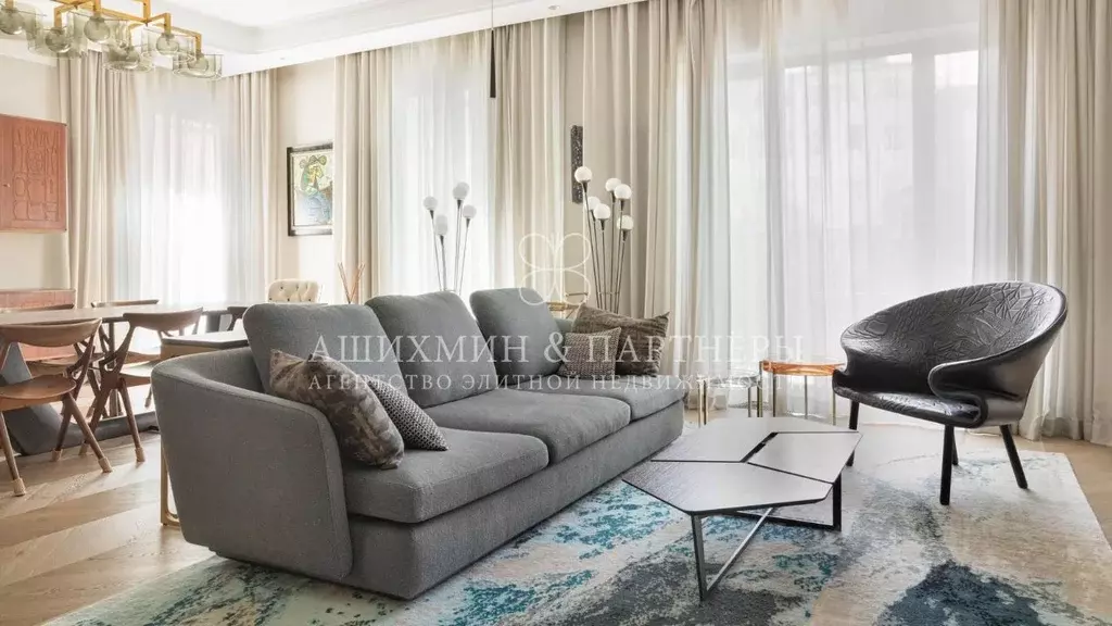 3-к кв. Москва Большой Козихинский пер., 25 (151.1 м) - Фото 1