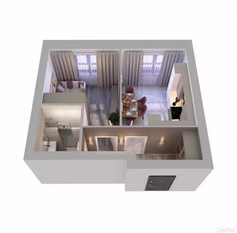 1-комнатная квартира: Высокая Гора, Вторая Ударная улица, 4 (38.3 м) - Фото 2