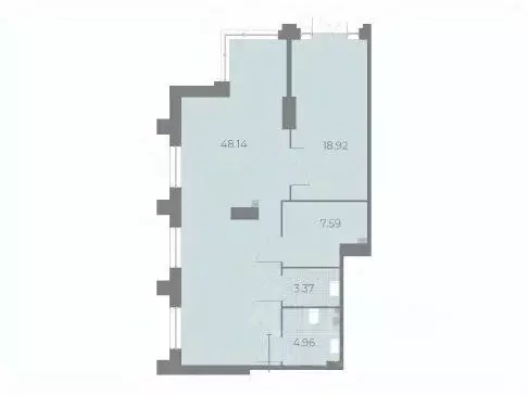 Помещение свободного назначения в Санкт-Петербург наб. Миклухо-Маклая, ... - Фото 1