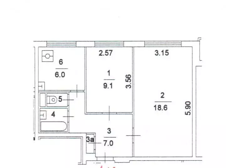 2-к кв. Москва Малахитовая ул., 13К1 (44.0 м) - Фото 1