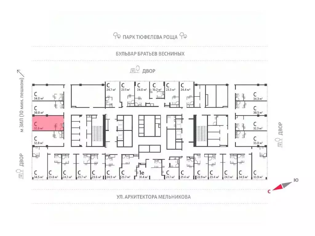 Помещение свободного назначения в Москва Зиларт жилой комплекс, ... - Фото 2
