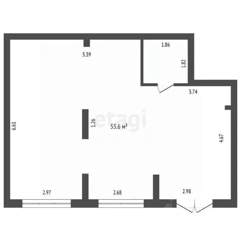 Помещение свободного назначения в Тюменская область, Тюменский ... - Фото 2
