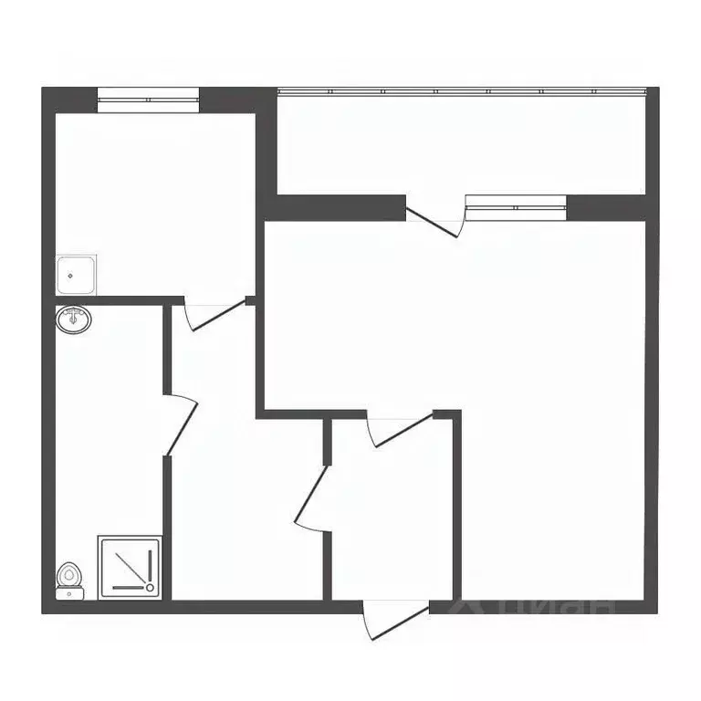 1-к кв. Красноярский край, Красноярск ул. Академика Киренского, 122 ... - Фото 2