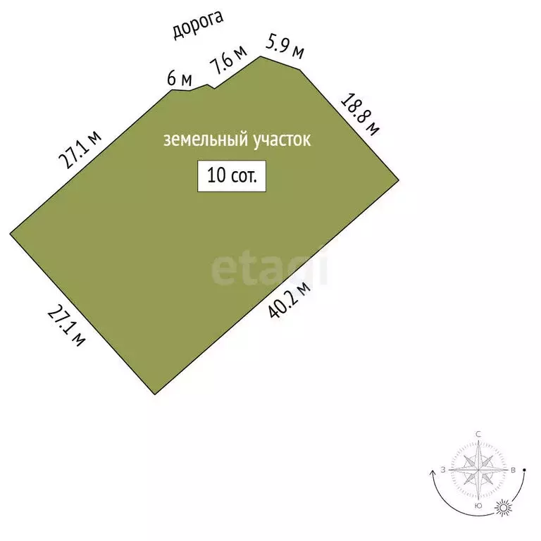 Участок в Нальчик, улица Кирова (10 м) - Фото 1