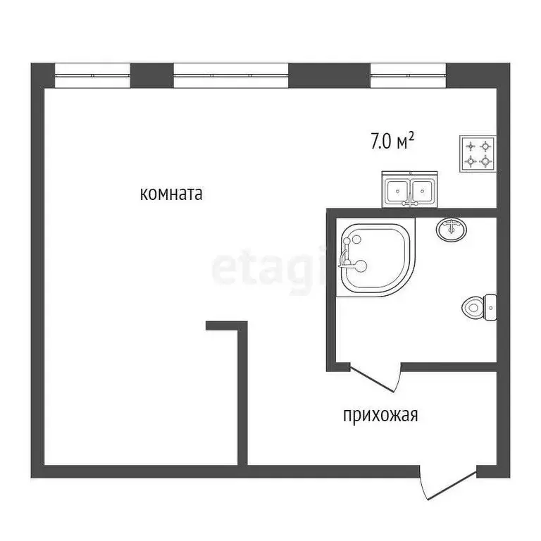 Квартира-студия: Муром, улица Чкалова, 4Б (45.9 м) - Фото 0