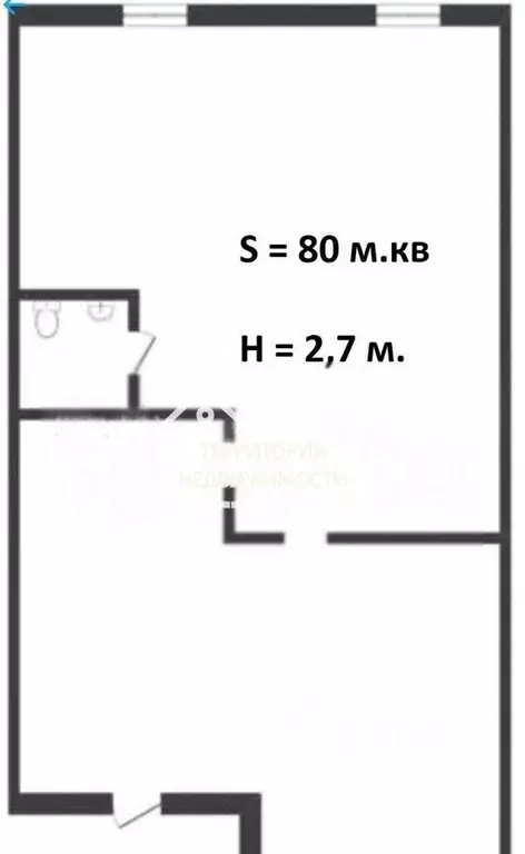 Торговая площадь в Тюменская область, Тюмень Советская ул., 88 (80 м) - Фото 1