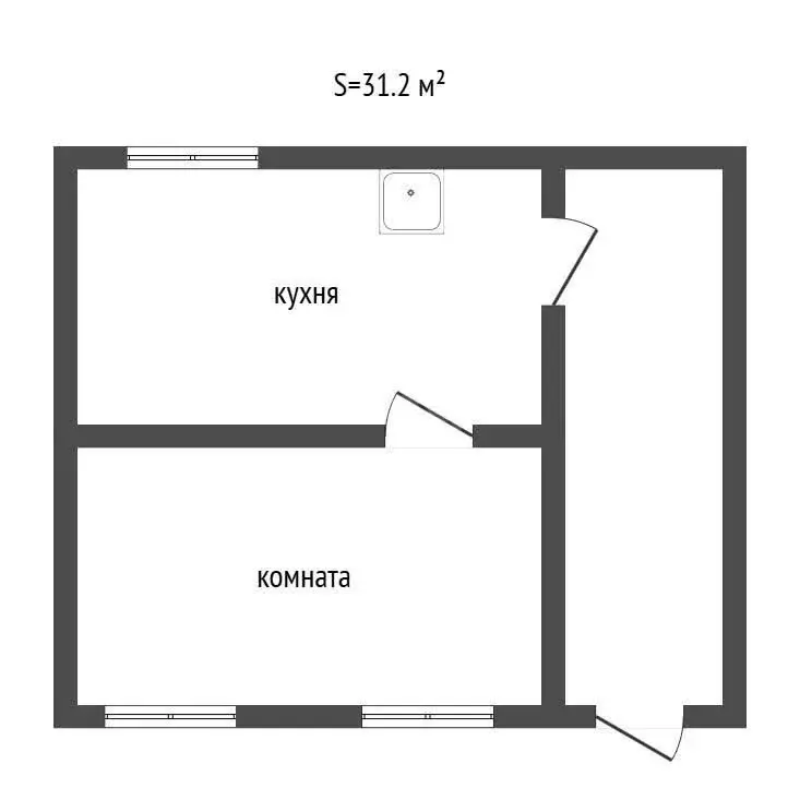 Дом в Усть-Катав, Центральная улица (25.4 м) - Фото 1