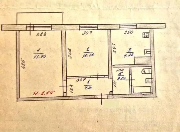2-к кв. Приморский край, Лесозаводск ул. Королева, 4 (42.4 м) - Фото 2