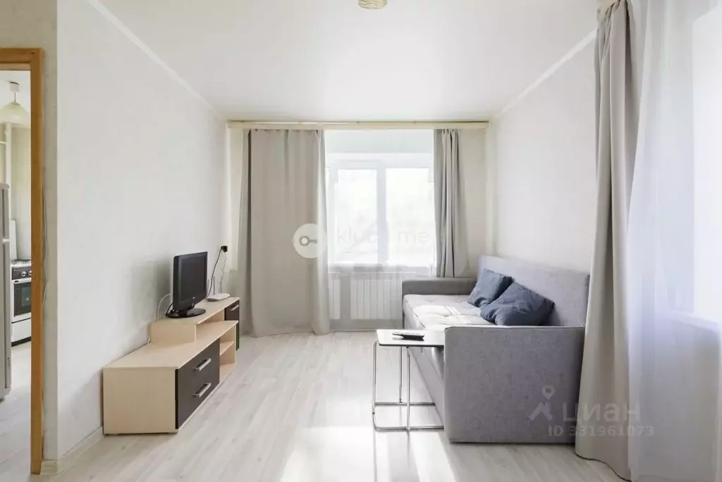 1-к кв. Татарстан, Казань ул. Академика Кирпичникова, 19 (30.9 м) - Фото 1