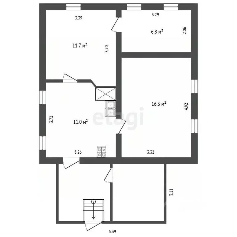 Дом в Архангельская область, Архангельск Левый Берег мкр, просп. ... - Фото 2