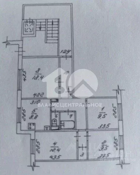 4-к кв. Новосибирская область, Новосибирск ул. В. Высоцкого, 39/1 ... - Фото 2