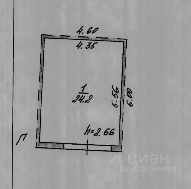 Гараж в Московская область, Рузский муниципальный округ, ИЖС в Рузском ... - Фото 1