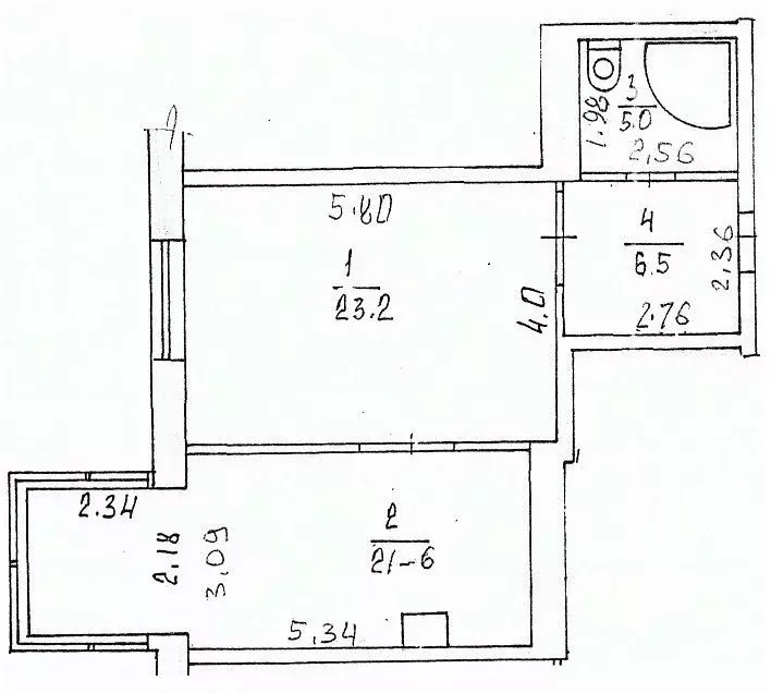 1-к кв. Татарстан, Казань Чистопольская ул., 20б (56.3 м) - Фото 1