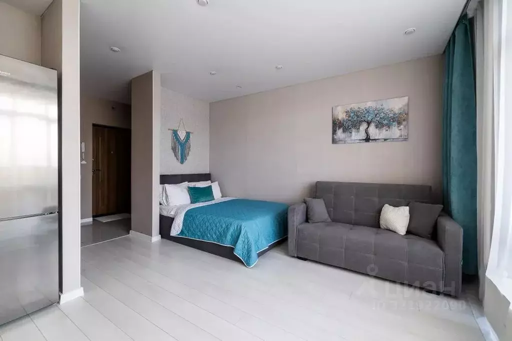 1-к кв. Тюменская область, Тюмень ул. Тимофея Чаркова, 79 (28.0 м) - Фото 1