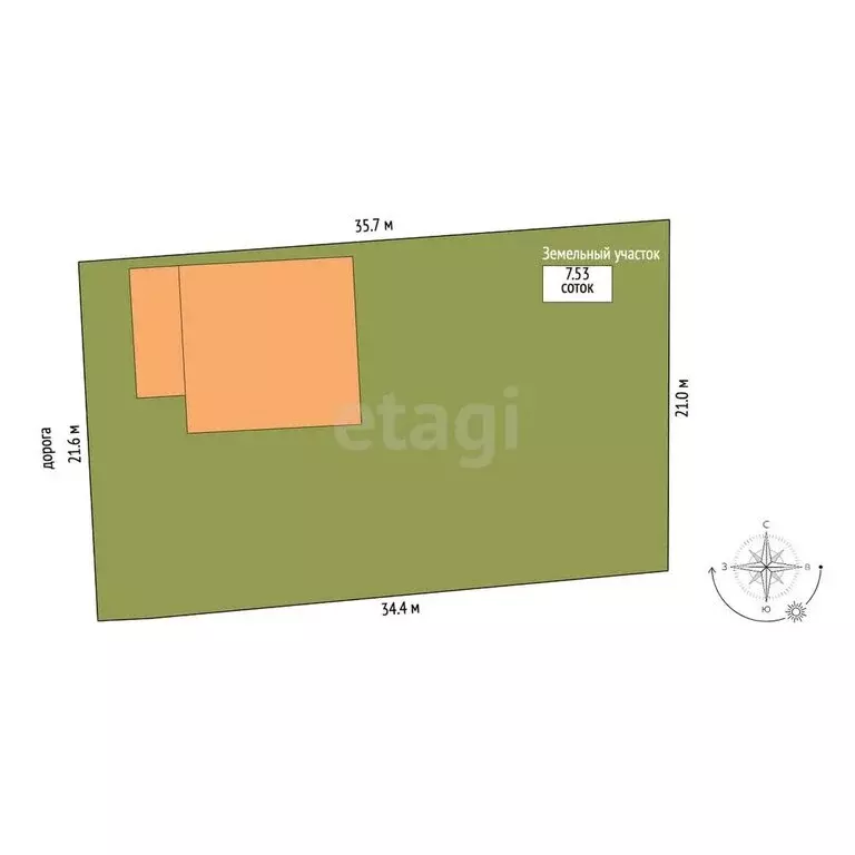 Дом в Троицк, улица имени Орлова (120 м) - Фото 1