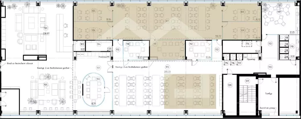 Помещение свободного назначения в Москва Кожевническая ул., 14 (480 м) - Фото 2