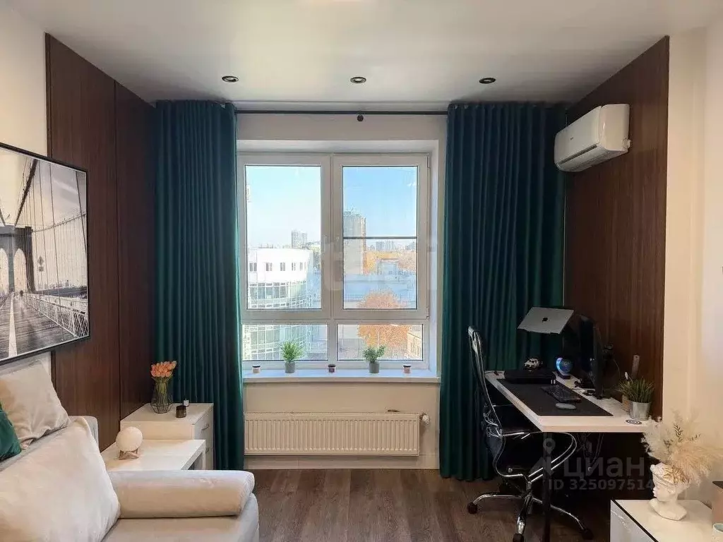 1-к кв. Ростовская область, Ростов-на-Дону ул. Мечникова, 110с2 (38.2 ... - Фото 2