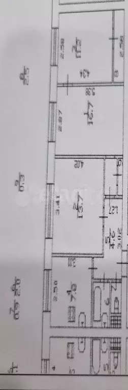 3-к. квартира, 59,7 м, 1/9 эт. - Фото 0