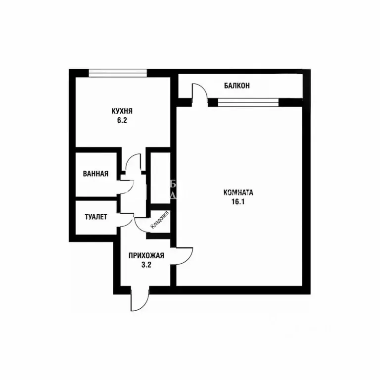 1-к кв. Санкт-Петербург Петергофское ш., 15к2 (28.0 м) - Фото 2