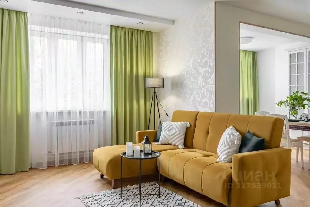 2-к кв. Татарстан, Казань Горки-3 мкр, ул. Дубравная, 36 (65.0 м) - Фото 0
