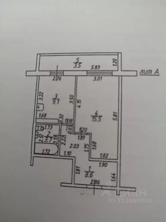 3-к кв. Татарстан, Елабуга 4/5 мкр, ул. Автомобилистов, 2 (69.0 м) - Фото 0