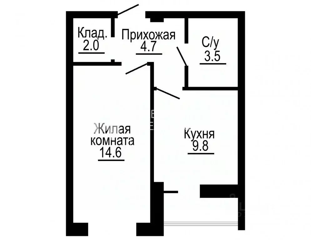 1-к кв. Тюменская область, Тюмень ул. Ветеранов Труда, 9Ак3 (36.0 м) - Фото 1