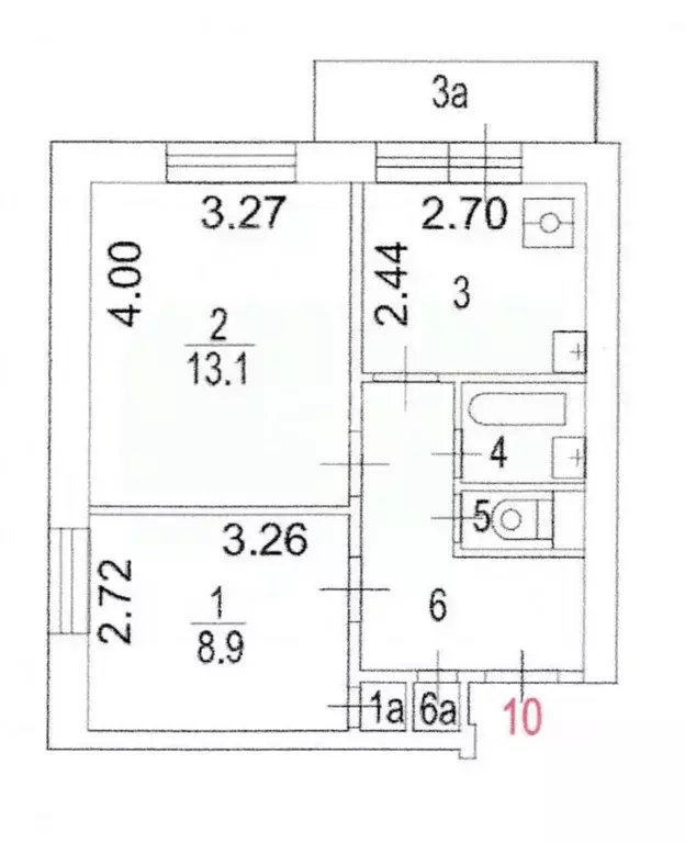 2-к кв. Москва Нагатинская наб., 60К1 (40.0 м) - Фото 2