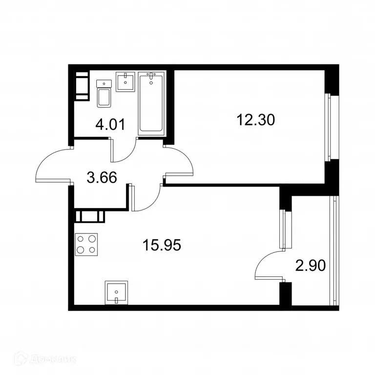 Продаётся 1-к квартира, 37.4 м - Фото 0