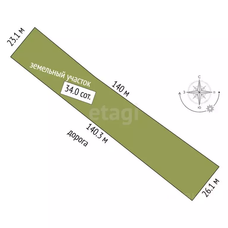 Участок в Тюменская область, Тобольск Дружба садоводческое ... - Фото 2