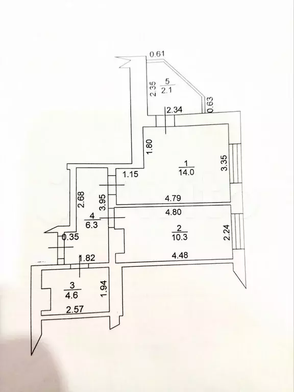 1-к. квартира, 35,2 м, 1/10 эт. - Фото 0