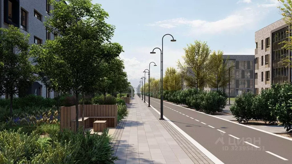 Квартира, 2 комнаты, 56.35 м - Фото 2