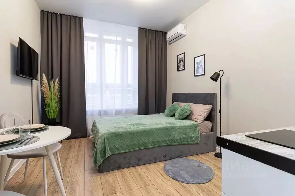 Студия Краснодарский край, Краснодар Догма Парк мкр, ул. Марины ... - Фото 1