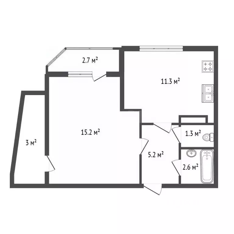 1-к кв. Санкт-Петербург, Санкт-Петербург, Пушкин Красносельское ш., 55 ... - Фото 1