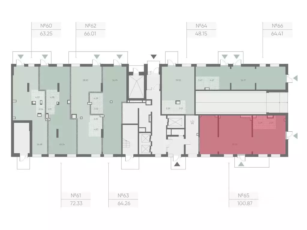 Помещение свободного назначения в Санкт-Петербург Морская миля жилой ... - Фото 2