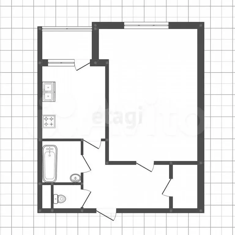 2-к. квартира, 88,4 м, 7/7 эт. - Фото 1