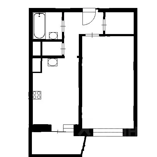 1-к кв. Санкт-Петербург Ленинский просп., 78к1 (43.5 м) - Фото 2