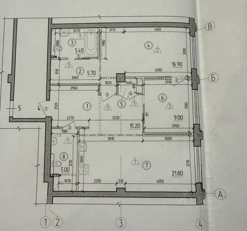 2-к кв. Санкт-Петербург ул. Эсперова, 10 (80.0 м) - Фото 2