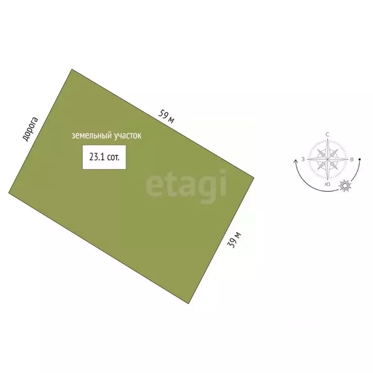 Участок в Тюменская область, Нижнетавдинский муниципальный округ, с. ... - Фото 1