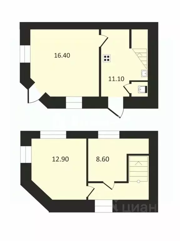 3-к кв. Санкт-Петербург Коломенская ул., 4Ж (53.6 м) - Фото 2