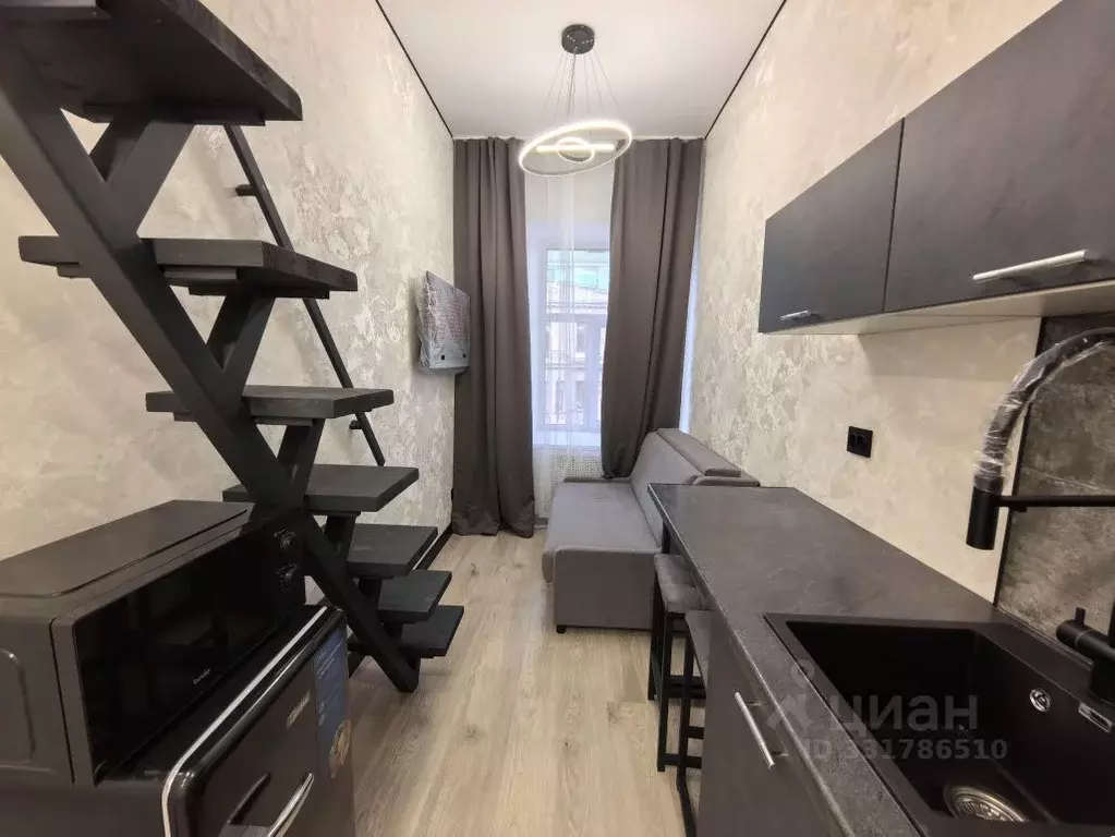Студия Санкт-Петербург ул. Марата, 50 (13.0 м) - Фото 2