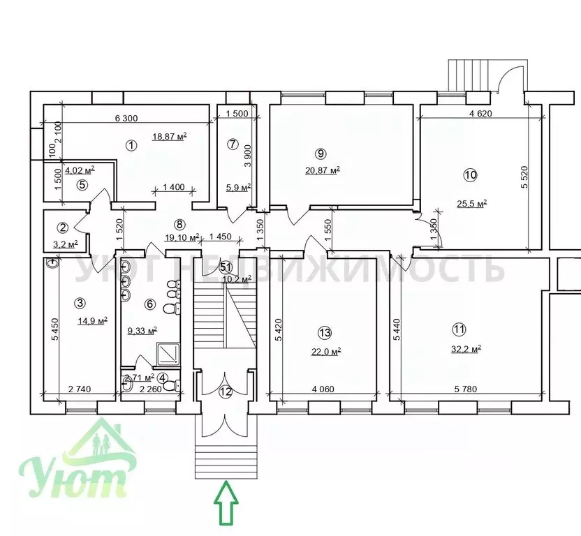 Офис в Московская область, Жуковский ул. Гагарина, 64к2 (188 м) - Фото 1