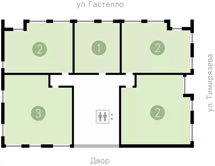 Квартира-студия: Тюмень, улица Молодогвардейцев, 5к1 (36.18 м) - Фото 1