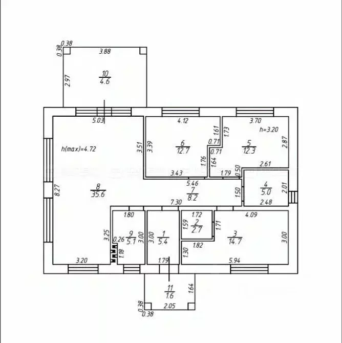 Дом в Татарстан, Лаишевский район, с. Сокуры ул. Достоевского, 13 (125 ... - Фото 2