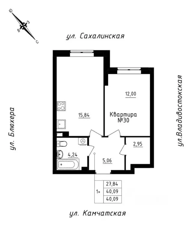 1-к кв. Свердловская область, Екатеринбург ул. Кронштадтская (40.09 м) - Фото 0