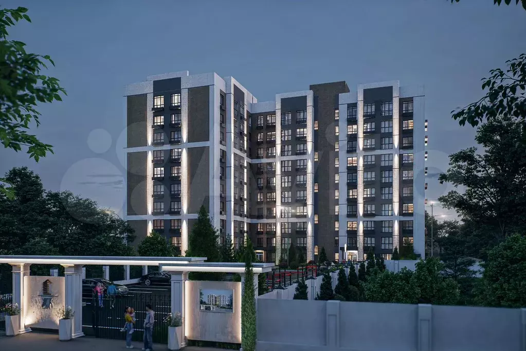 2-к. квартира, 57,6 м, 2/10 эт. - Фото 0