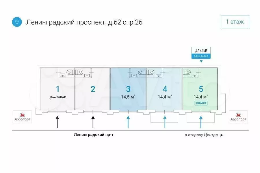 \ Продажа ПСН 14.51 м у м. Аэропорт на трафике - Фото 0