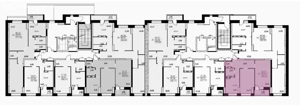 2-комнатная квартира: Ярославль, Красноборская улица, 32А (58.22 м) - Фото 2