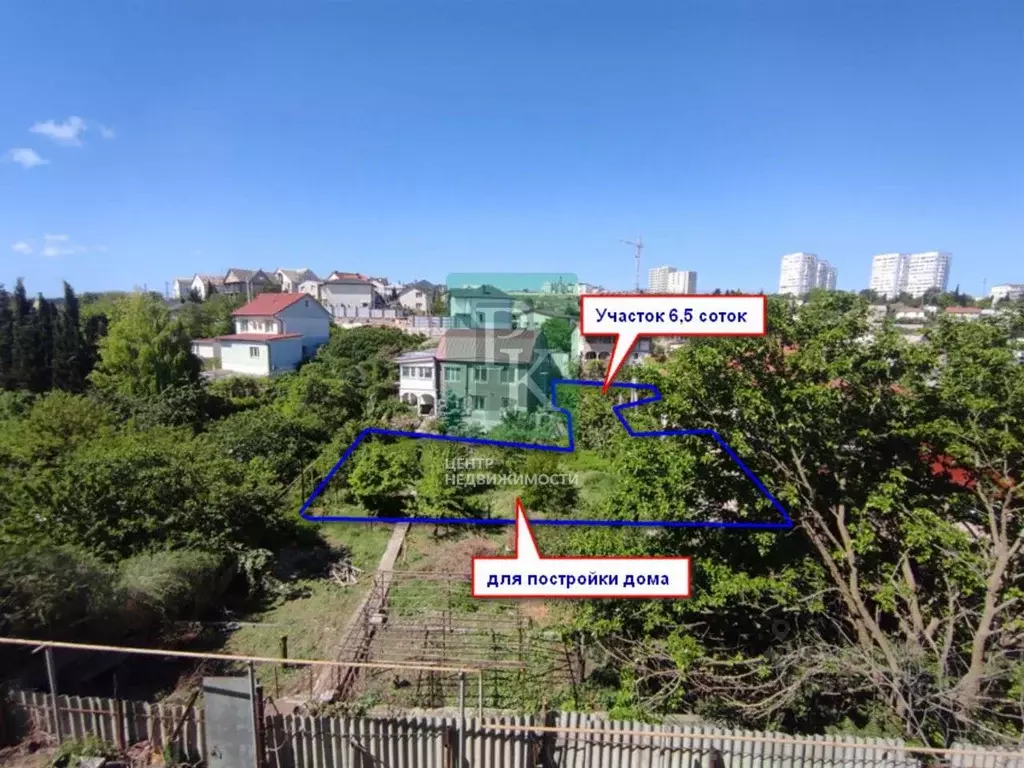 Участок в Севастополь ул. Муссонная (6.29 сот.) - Фото 1