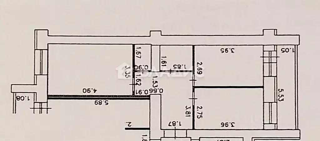 2-к кв. Пензенская область, Пенза ул. Измайлова, 74 (52.0 м) - Фото 2